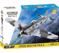 Focke-Wulf Fw 190 A3 II Guerra Mondiale - Set di costruzione COBI