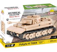 Modello di carro armato Tiger 131 di COBI in scala 1:48 con 340 pezzi
