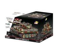 COBI, Panzerkampfwagen VI Tiger Ausf E, edizione esclusiva, modello di serbatoio d'assalto tedesco della seconda guerra mondiale, scala 1/12, 8000 pezzi