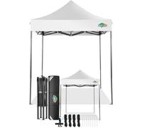 COBIZI Gazebo 2x2 Pieghevole Impermeabile senza Parete Laterale,Gazebo Esterno Resistente,Tende per Gazebos,Tendone Padiglione Pop Up per Feste Campeggio (2 per 2m Bianco)