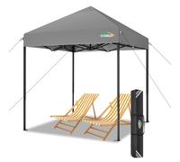 COBIZI Gazebo pieghevole, 2 x 2 m, impermeabile, stabile, resistente all'inverno, pop-up, pieghevole, 2 x 2 m, Ez su esterni, pieghevole, tenda da giardino, tenda pieghevole per feste, gazebo da