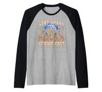 Cobra Feroce: Arte Selvaggia di Forza e velocità Maglia con Maniche Raglan