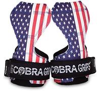 Cobra Grips Guanti da sollevamento pesi PRO, con cinghie resistenti, alternative ai ganci per sollevamento pesante, ideali per distensioni, regolabili, con imbottitura in neoprene, supporto per il