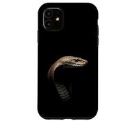 Cobra Head Wild Jungle Rettile Snake Art Custodia per iPhone 11