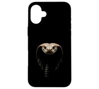Cobra Head Wild Jungle Rettile Snake Art Custodia per iPhone 16 Plus