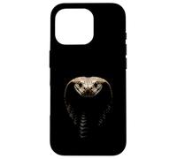 Cobra Head Wild Jungle Rettile Snake Art Custodia per iPhone 16 Pro