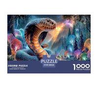 Cobra Jigsaw Puzzles 1000 Pezzi Puzzle Vita Selvaggia per Adulti Puzzle Stimolanti Gioco di Puzzle per Tutta la Famiglia, per Donne, Regali per Uomini Cartone 100% Riciclato 38x26cm/1000pcs