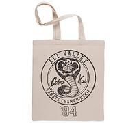Cobra Kai Distressed Borse per La Spesa Riutilizzabili Shopping Bag Beige