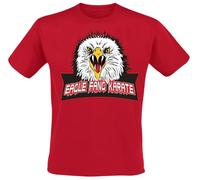 Cobra Kai Eagle Fang Karate Uomo T-Shirt Rosso M 100% Cotone Regular