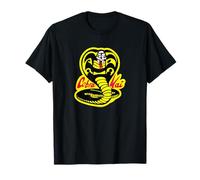 Cobra Kai Front And Back Sweep The Leg And Cobra Logo Show Maglietta
