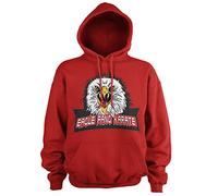 Cobra Kai Licenza Ufficiale Eagle Fang Karate Felpa con Cappuccio (Rosso), Small