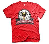 Cobra Kai Licenza Ufficiale Eagle Fang Karate Uomo Maglietta (Rosso), Large