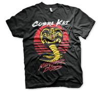 Cobra Kai Licenza Ufficiale Never Dies Uomo Maglietta (Nero), Large