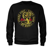 Cobra Kai Licenza Ufficiale Round Patch Felpa (Nero), Medium