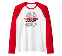 Cobra Kai Logo Never Dies Stagione 5 Maglia con Maniche Raglan