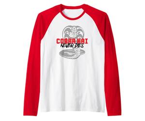 Cobra Kai Logo Never Dies Stagione 5 Maglia con Maniche Raglan