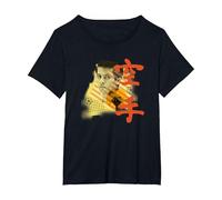 Cobra Kai Miguel Maglietta, Donna Plus-Size, Nero, 1X