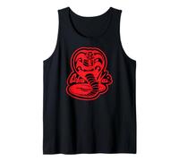 Cobra Kai Red and Black Cobra Logo TV Show Canotta