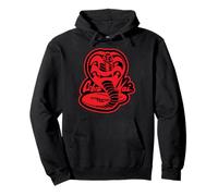 Cobra Kai Red and Black Cobra Logo TV Show Felpa con Cappuccio