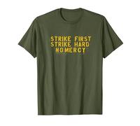 Cobra Kai Slogan Stencil Maglietta