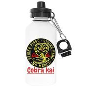 Cobra Kai Snake Senza Inquinanti Bianca Bottiglia d'acqua Alluminio Per Esterni Pollutant Free White Water Bottle Aluminium For Outdoors