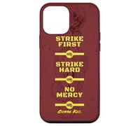 Cobra Kai Strike First Red and Gold Snake Logo TV Show Custodia per iPhone 12 mini