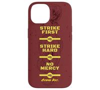 Cobra Kai Strike First Red and Gold Snake Logo TV Show Custodia per iPhone 14