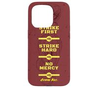 Cobra Kai Strike First Red and Gold Snake Logo TV Show Custodia per iPhone 15 Pro