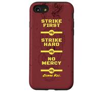 Cobra Kai Strike First Red and Gold Snake Logo TV Show Custodia per iPhone SE (2020) / 7/8