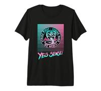 Cobra Kai Yes Sensei Retro Neon Maglietta Premium