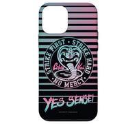 Cobra Kai Yes Sensei Retro Stripes Vaporwave TV Show Custodia per iPhone 12 mini