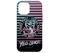 Cobra Kai Yes Sensei Retro Stripes Vaporwave TV Show Custodia per iPhone 12 Pro Max
