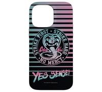 Cobra Kai Yes Sensei Retro Stripes Vaporwave TV Show Custodia per iPhone 14 Pro Max