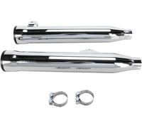 Cobra Marmitta Slip-On 3 In. Con Terminali RacePro - Cromata Moto Stradale 6056