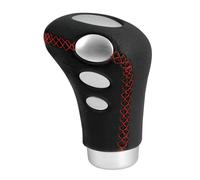 Pomello cambio universale Cobra 1 in pelle con cuciture rosse