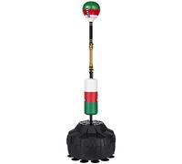 Cobra - Sacco da boxe per fitness e riflessi, ad alta velocità, regolabile in altezza, 145-180 cm, sacco di sabbia (50 x 50 x 180 cm, verde)