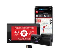 Cobra Smart Dash Cam + Cam Posteriore (SC 200D) - Risoluzione QHD+ 1600P, Comandi Vocali, WiFi e GPS incorporati, Scheda SD da 16 GB, Display da 3 pollici, MayDay di emergenza, App più intelligente