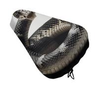 Cobra Snake - Coprisedile per bicicletta, morbido, imbottito, per uomo e donna, comodo, impermeabile, con coulisse, per mountain bike