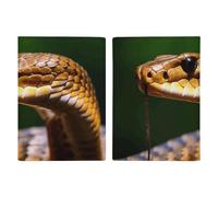 Cobra Snake - Custodia per passaporto, porta passaporto, con scomparto per passaporti, da viaggio, per donne e uomini