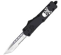 CobraTec Large FS-3 Jolly Roger Black Tanto Serrated 06CT133