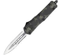 CobraTec Medium FS-3 Urban Multi-Cam Dagger 1-Side Serrated 06CT131