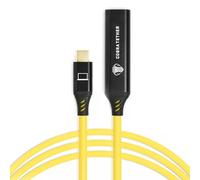 CobraTether Cavo USB-C a USB-C Female, Estensione, 10 m, Giallo