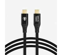 COBRAUNION Cavo di collegamento da USB-C a USB-C Dritto - Dritto nero
