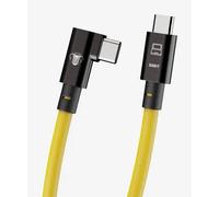 COBRAUNION Da USB-C a USB-C 90 - Cavo Tether Dritto - angolato a 90 giallo