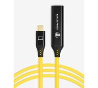 CobraTether Cavo USB-C a USB-C Female, Estensione, 10 m, Giallo