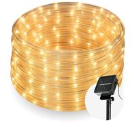 Cobus CozyHome Lucine led decorative Tube LED - 200 LED & 8 modalità & timer I Solare 12 mI I Filo Decorative Fairy lights Lucette decorazioni Luci natale esterno Luminose Filo Luci halloween