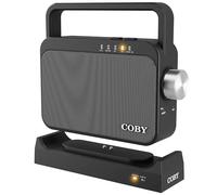 Coby Amplificatore acustico wireless e altoparlante audio TV, altoparlante Bluetooth portatile per anziani e non udenti, portata 30 metri, riproduzione 8 ore, compatibile con TV, sistema surround