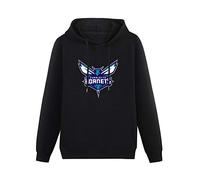 CoByda Charlotte Hornets Men's Black Hooded Unisex Sweatshirt L
