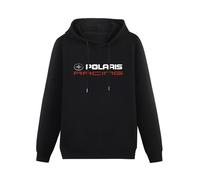 CoByda Polaris Racing RZR Snowmobile Men's Black Hooded Unisex Sweatshirt L
