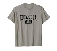 Coca-Cola 1886 Varsity Style Classic Retro Black Logo Maglietta
